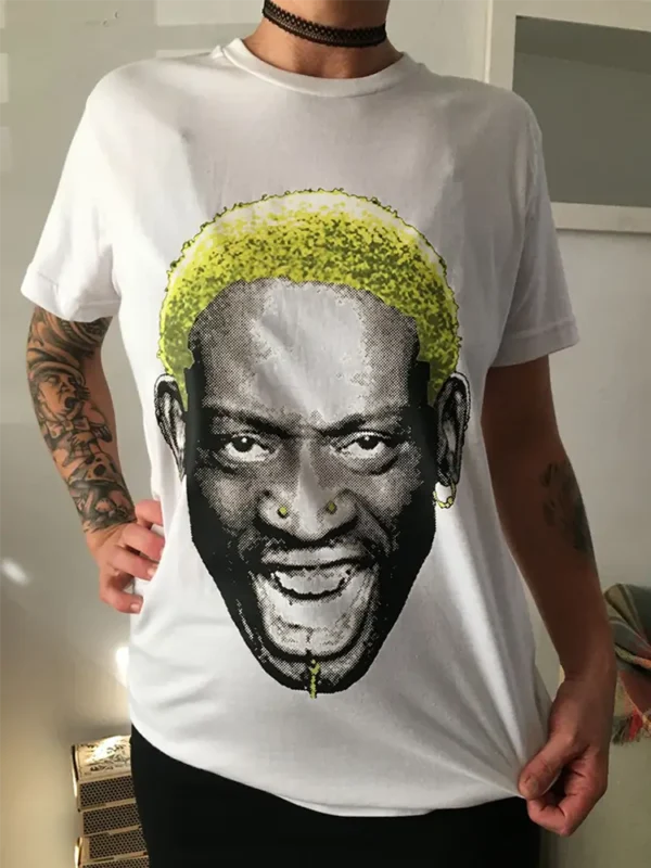 remera blanca rodman